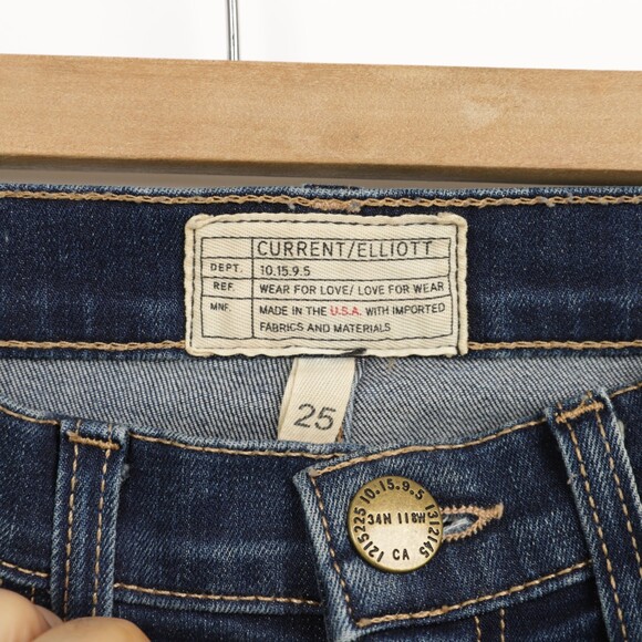 Current Elliott Skinny Jeans size 25 - Picture 7 of 7